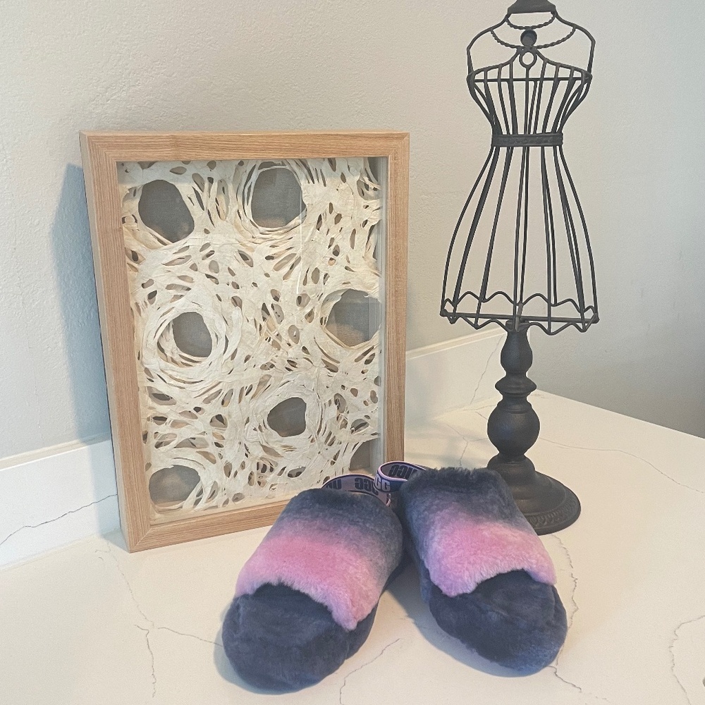 UGG | NWOT Fluff Yeah Ombre Slide Slippers – Kids Size 6